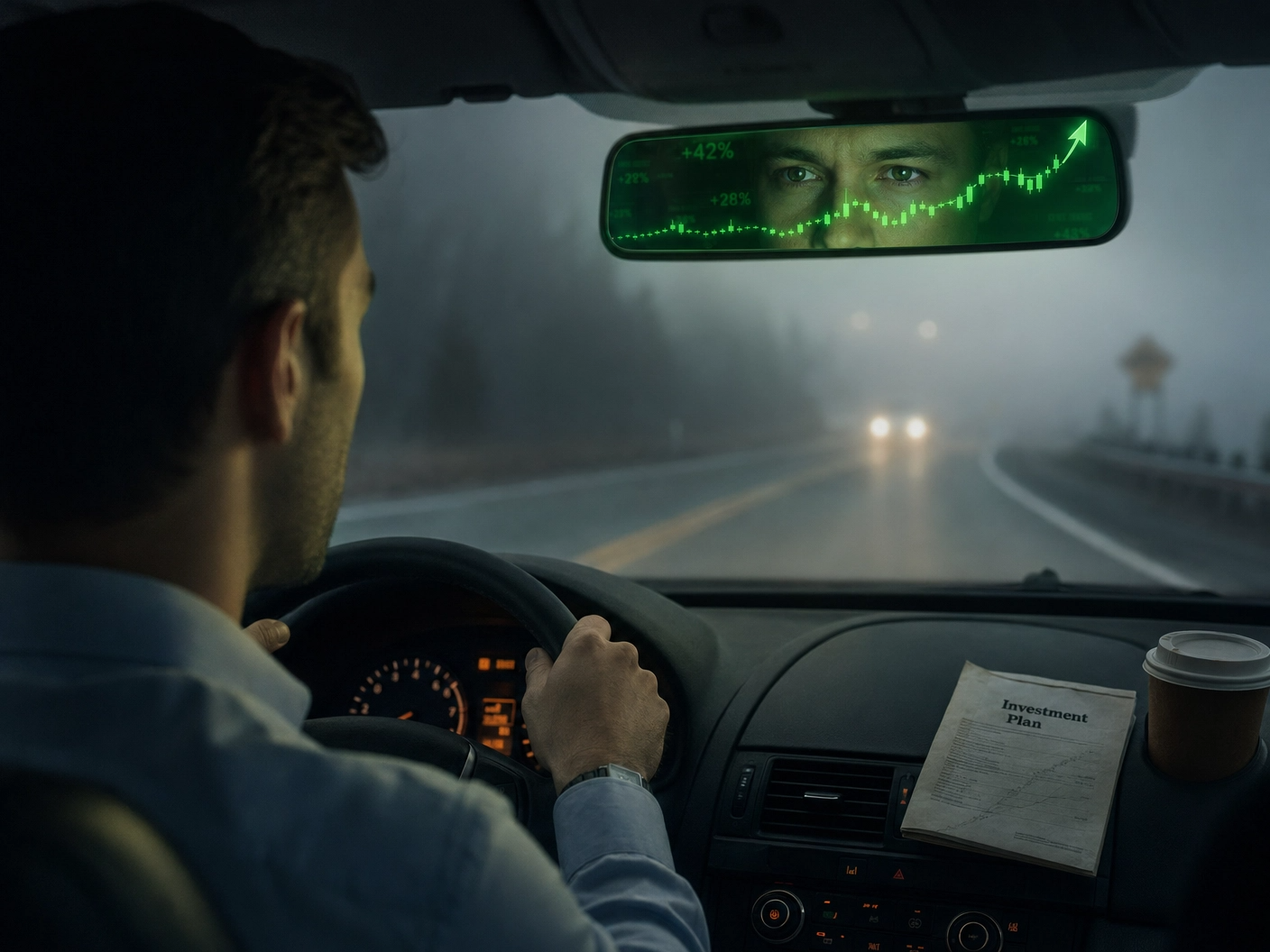 השקעה לפי המראה האחורית — לא כדאי לבחור מסלול לפי תשואת השנה האחרונה